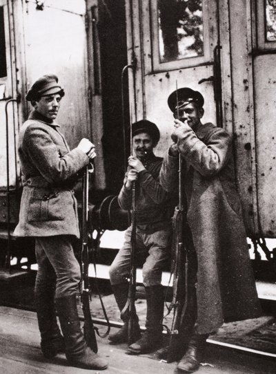 Young Red Guards by Russian Photographer